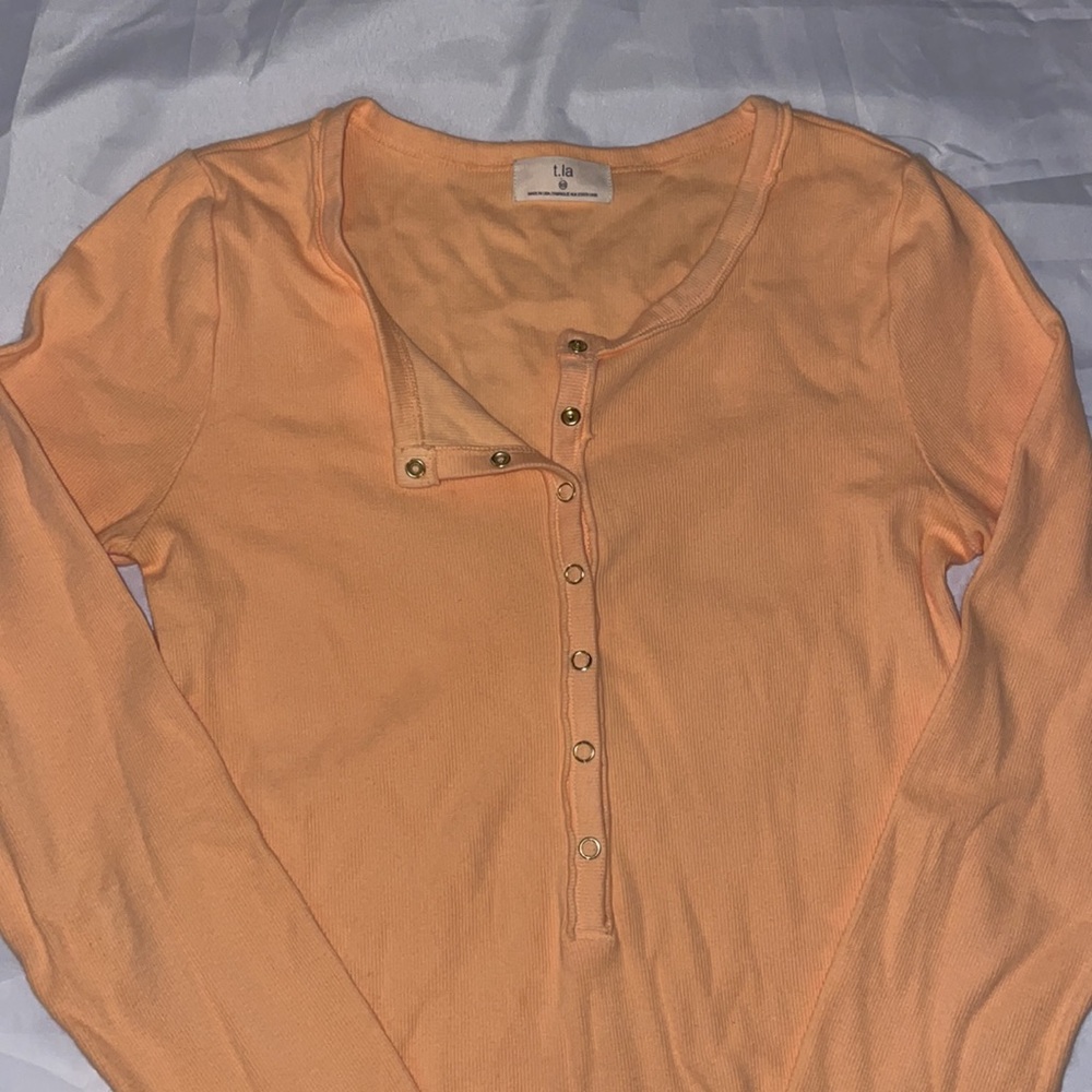 Anthropologie Cotton Ribbed Henley